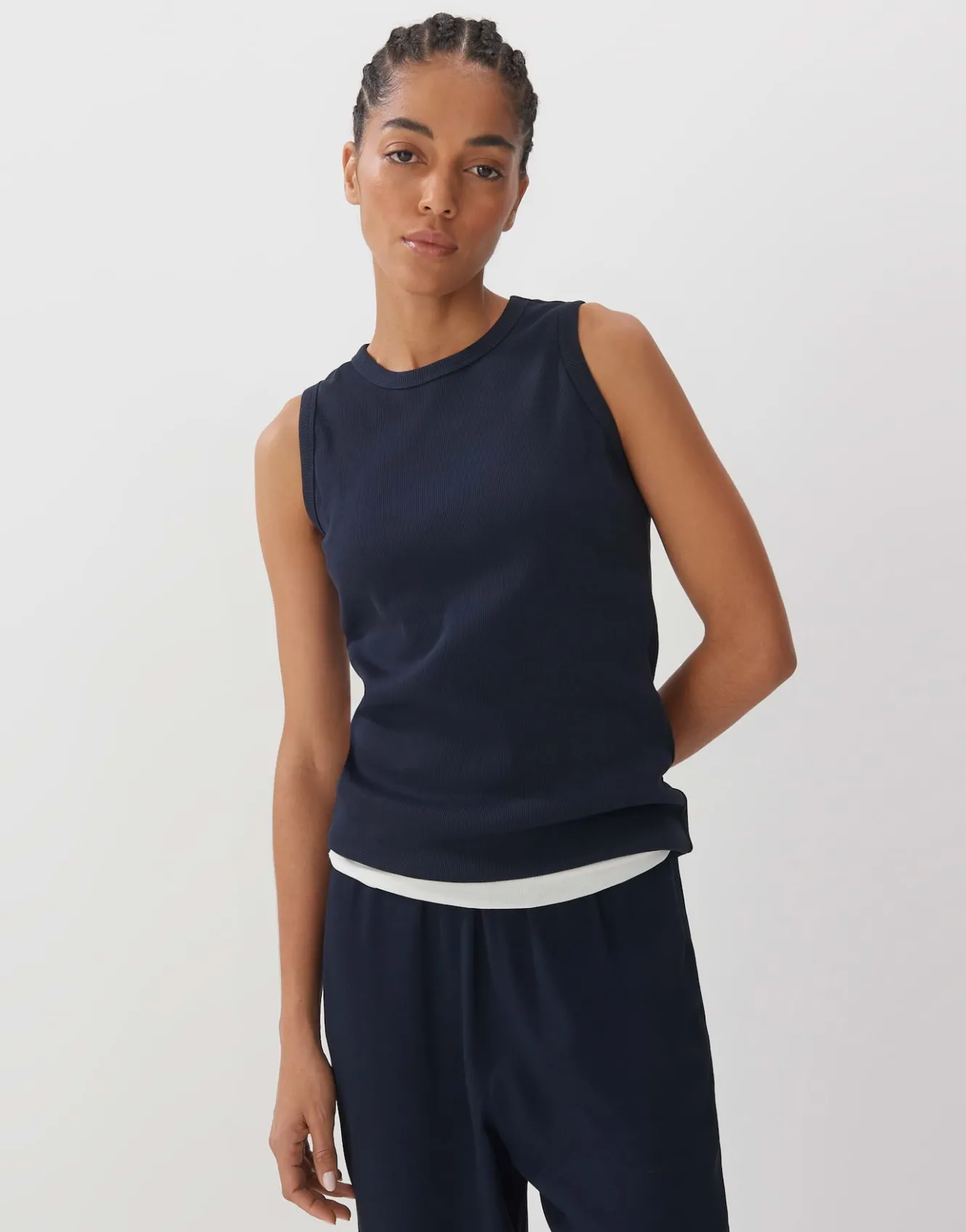 tank_top_kleanne_blau_online_bestellen_1.webp OPUS Tank Top Kleanne Blau Online Bestellen^Damen Basics | Shirts