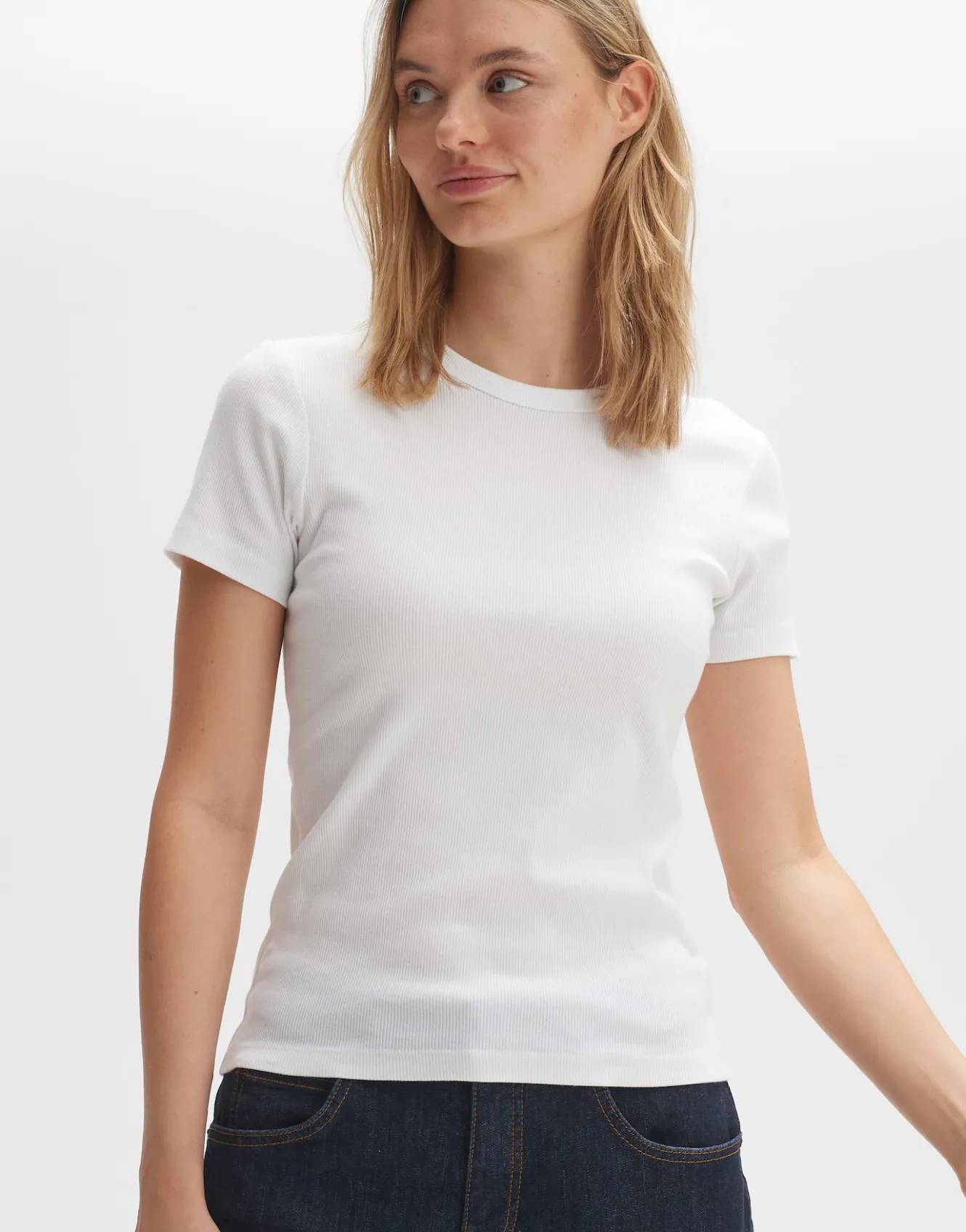 tshirt_samuna_wei_online_bestellen_1.webp OPUS T-Shirt Samuna Weiß Online Bestellen^Damen Basics | Shirts