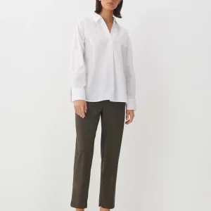 OPUS Tunikabluse Zomi Detail Weiß Online Bestellen^Damen Blusen