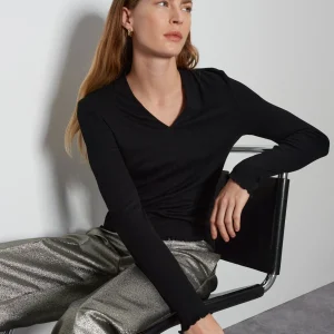 OPUS V-Shirt Kalya Schwarz Online Bestellen^Damen Shirts