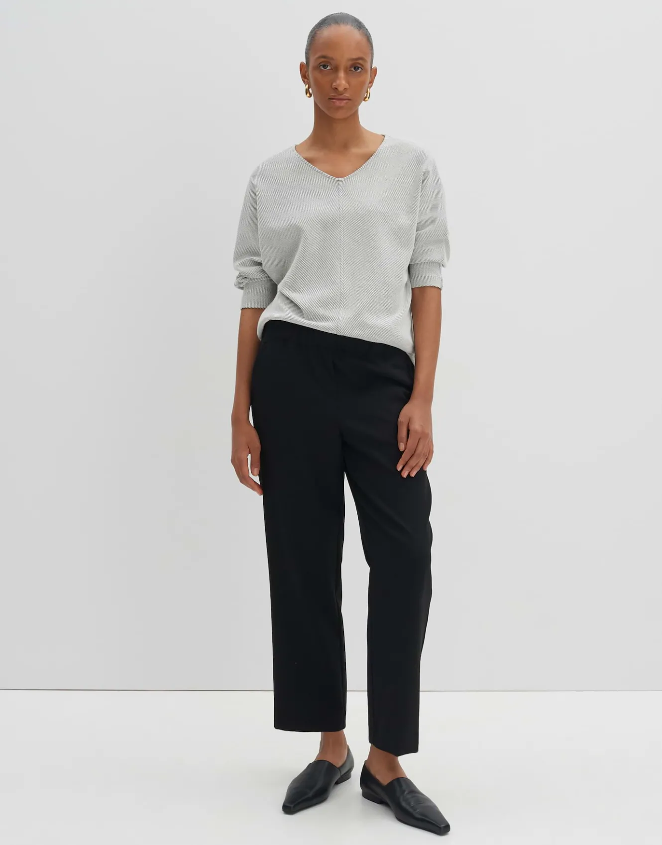 vshirt_kayoma_grau_online_bestellen_4.webp OPUS V-Shirt Kayoma Grau Online Bestellen^Damen Shirts