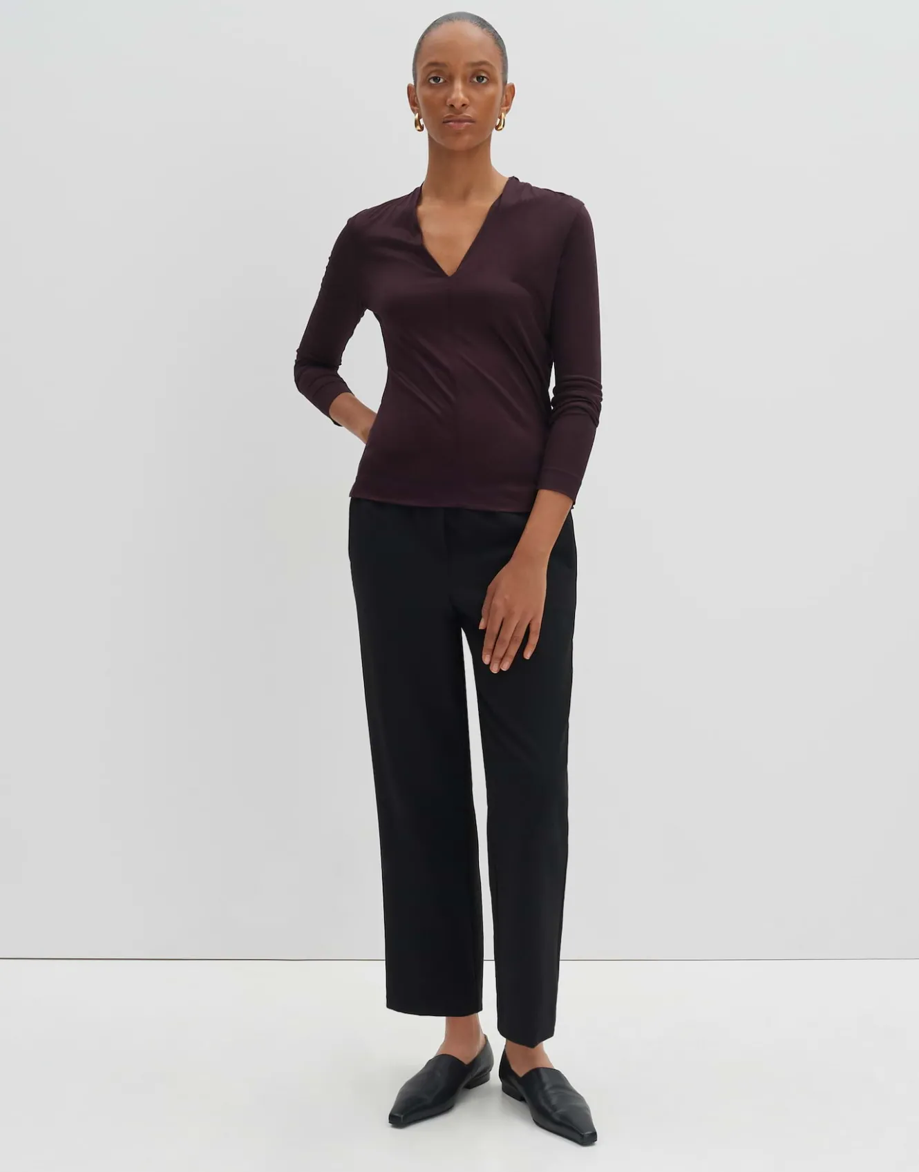 vshirt_kemara_rot_online_bestellen_0.webp OPUS V-Shirt Kemara Rot Online Bestellen^Damen Shirts