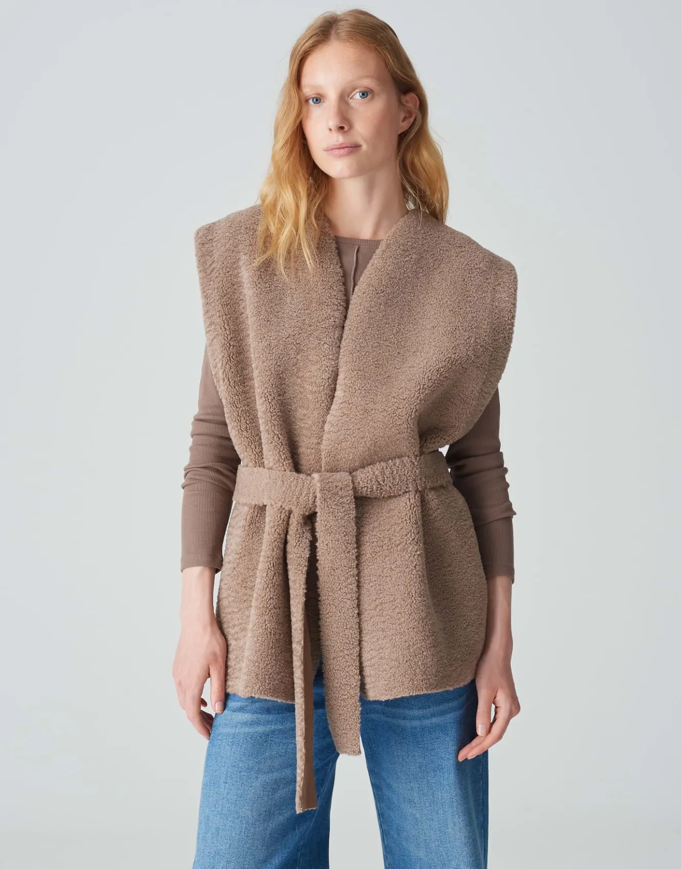 weste_asofta_cape_braun_online_bestellen_1.webp OPUS Weste Asofta Cape Braun Online Bestellen^Damen Blazer / Westen