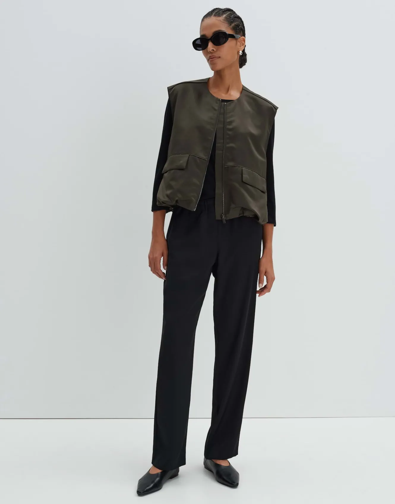 weste_noeevi_grn_online_bestellen_6.webp OPUS Weste Noeevi Grün Online Bestellen^Damen Blazer / Westen