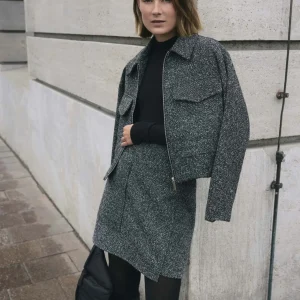 OPUS Wickelrock Roani Boucle Schwarz Online Bestellen^Damen Röcke