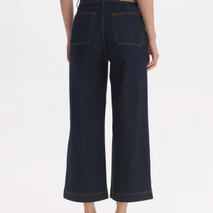 OPUS Wide Cropped Jeans Macona Blue Blau Online Bestellen^Damen Jeans