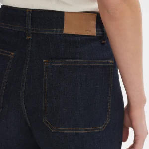 OPUS Wide Cropped Jeans Macona Blue Blau Online Bestellen^Damen Jeans