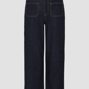 OPUS Wide Cropped Jeans Macona Blue Blau Online Bestellen^Damen Jeans