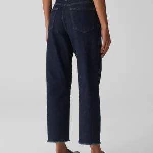 OPUS Wide Cropped Jeans Momito Blau Online Bestellen^Damen Jeans