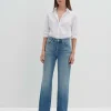 OPUS Wide Leg Jeans Cellma Iconic Blau Online Bestellen^Damen Jeans