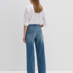 OPUS Wide Leg Jeans Cellma Iconic Blau Online Bestellen^Damen Jeans