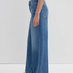 OPUS Wide Leg Jeans Cellma Palazzo Blau Online Bestellen^Damen Jeans