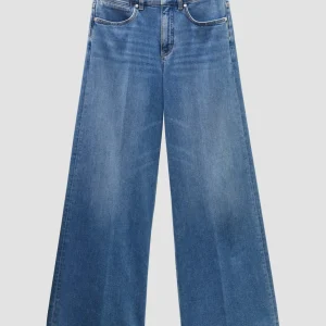 OPUS Wide Leg Jeans Cellma Palazzo Blau Online Bestellen^Damen Jeans
