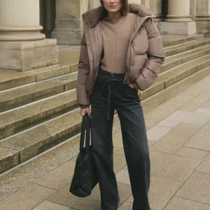 OPUS Wide Leg Jeans Marli Belt Grau Online Bestellen^Damen Jeans