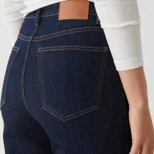 OPUS Wide Leg Jeans Marli Crisscross Blau Online Bestellen^Damen Jeans