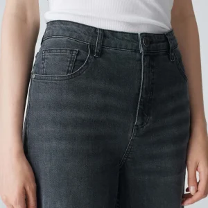OPUS Wide Leg Jeans Marli Turn Up Grau Online Bestellen^Damen Jeans