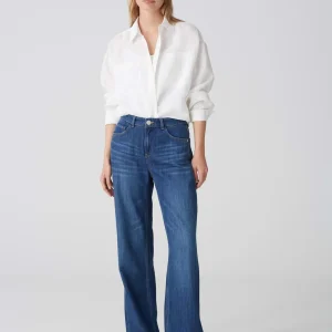 OPUS Wide Leg Jeans Maudea Blau Online Bestellen^Damen Jeans