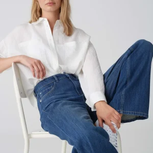OPUS Wide Leg Jeans Maudea Blau Online Bestellen^Damen Jeans