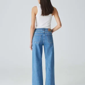 OPUS Wide Leg Jeans Miva Palazzo Blau Online Bestellen^Damen Jeans