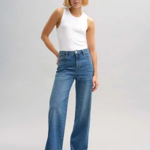 OPUS Wide Leg Jeans Mivy Blau Online Bestellen^Damen Jeans