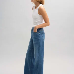 OPUS Wide Leg Jeans Mivy Blau Online Bestellen^Damen Jeans
