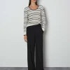 OPUS Wide Leg Pants Catsby Detail Schwarz Online Bestellen^Damen Hosen