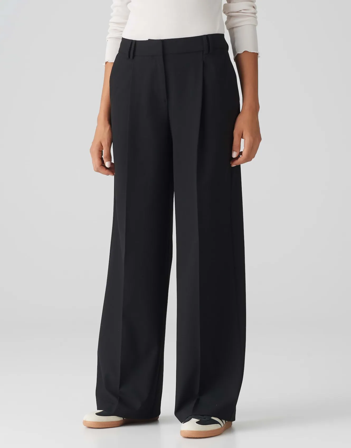 wide_leg_pants_mariena_schwarz_online_bestellen_1.webp OPUS Wide Leg Pants Mariena Schwarz Online Bestellen^Damen Hosen
