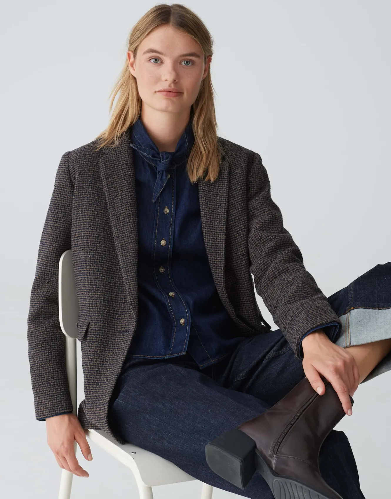 wollblazer_jendala_blau_online_bestellen_10.webp OPUS Wollblazer Jendala Blau Online Bestellen^Damen Blazer / Westen